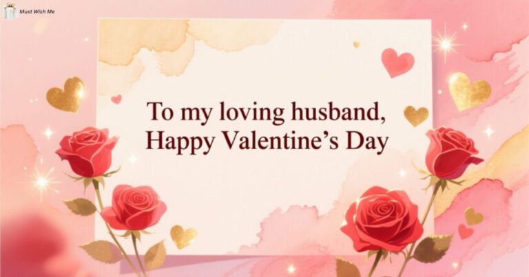 Valentine's Day wishes for your husband, blending heartfelt sentiments, appreciation for his support, and joyful declarations of love to express your deep affection on Valentine's Day.