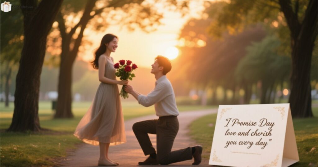 : "I promise to love you, cherish you, and always be there for you, through thick and thin"