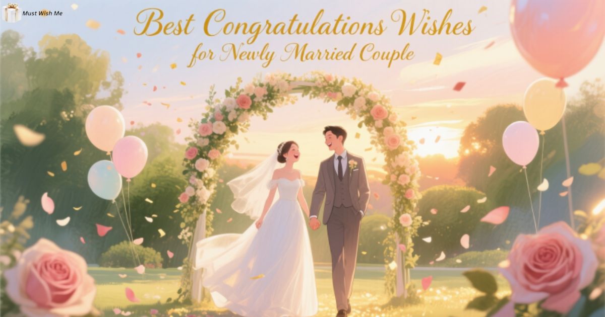 Best 50 Congratulations Wishes for Newly Married Couple — free download