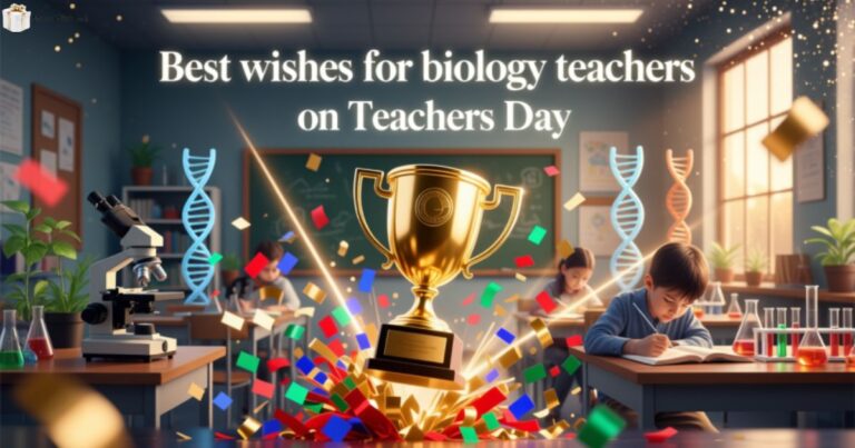 Best wishes for biology teachers on Teachers Day
