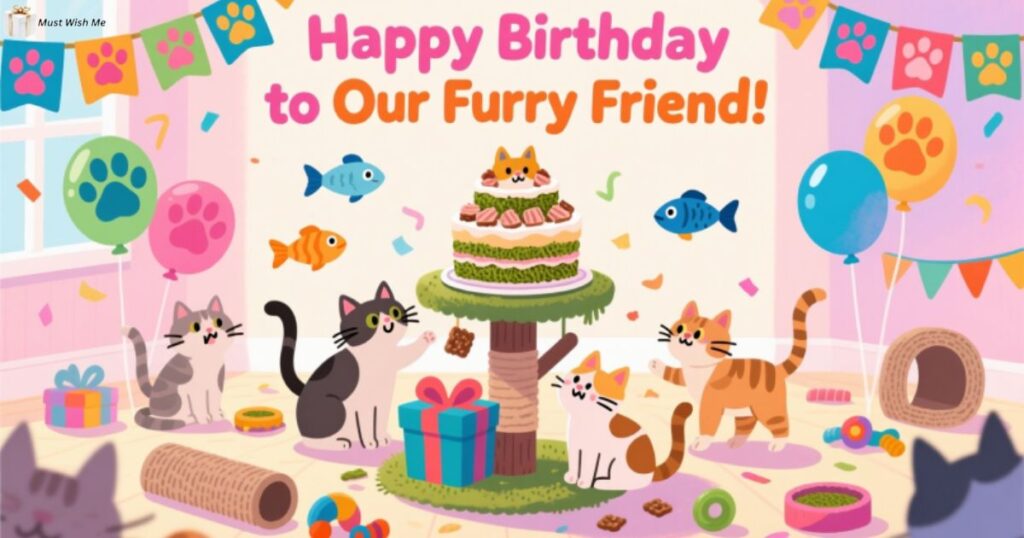 Bake a cat-friendly cake for the big day.
Make a homemade toy for your cat.
Pamper your cat.
Have your cat's portrait taken.