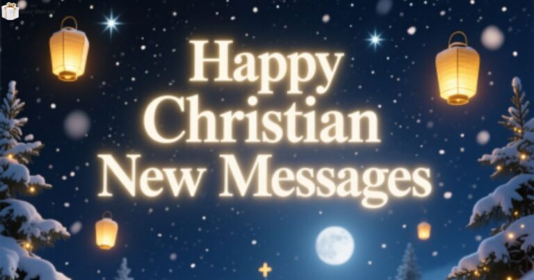Happy Christian New Year Messages